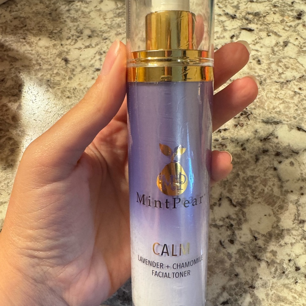 Lavender Chamomile Facial Toner - Purple and Gold